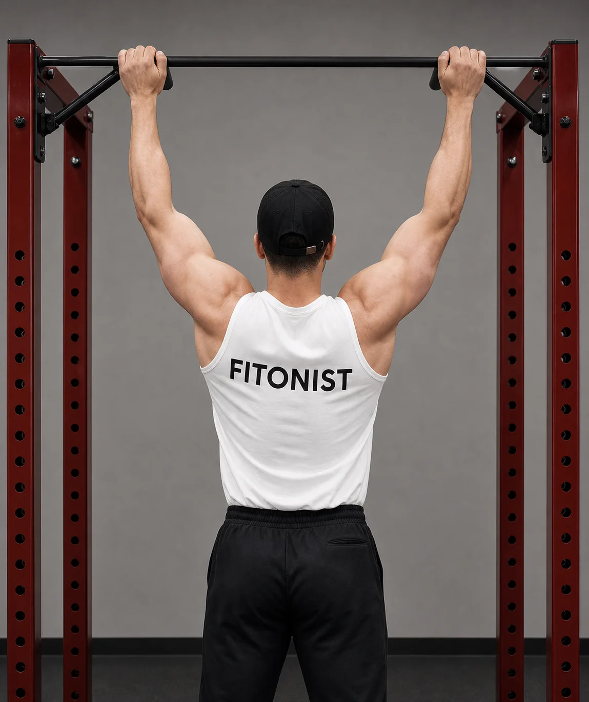 Illustration showing the pull-up movement