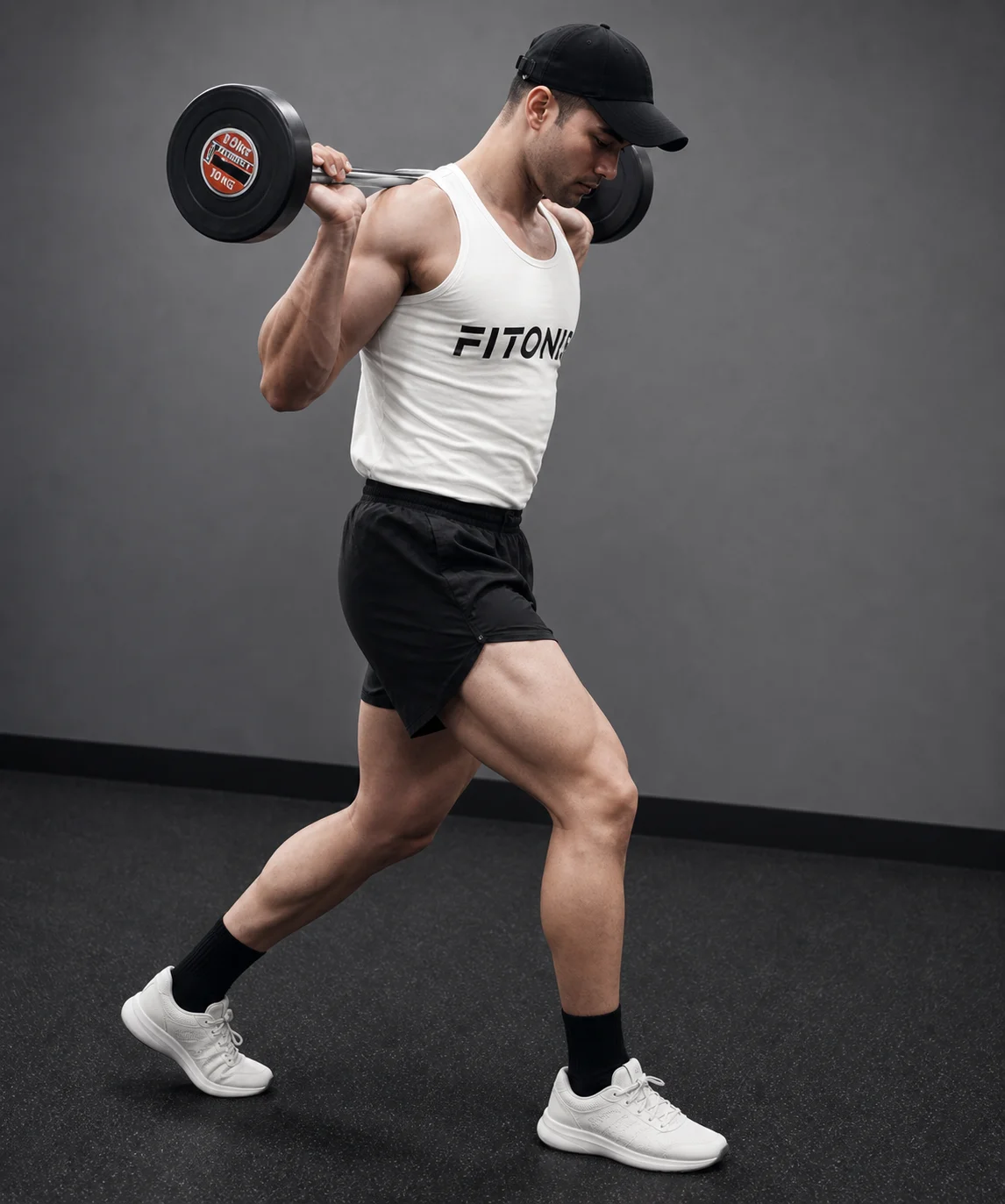 Illustration showing the Split Squat