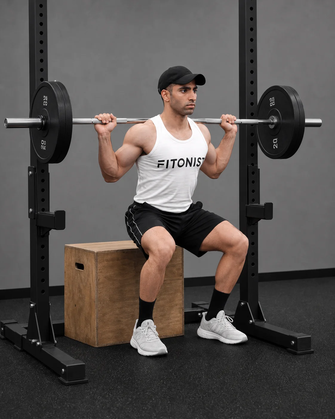 Illustration showing the Supported Squat