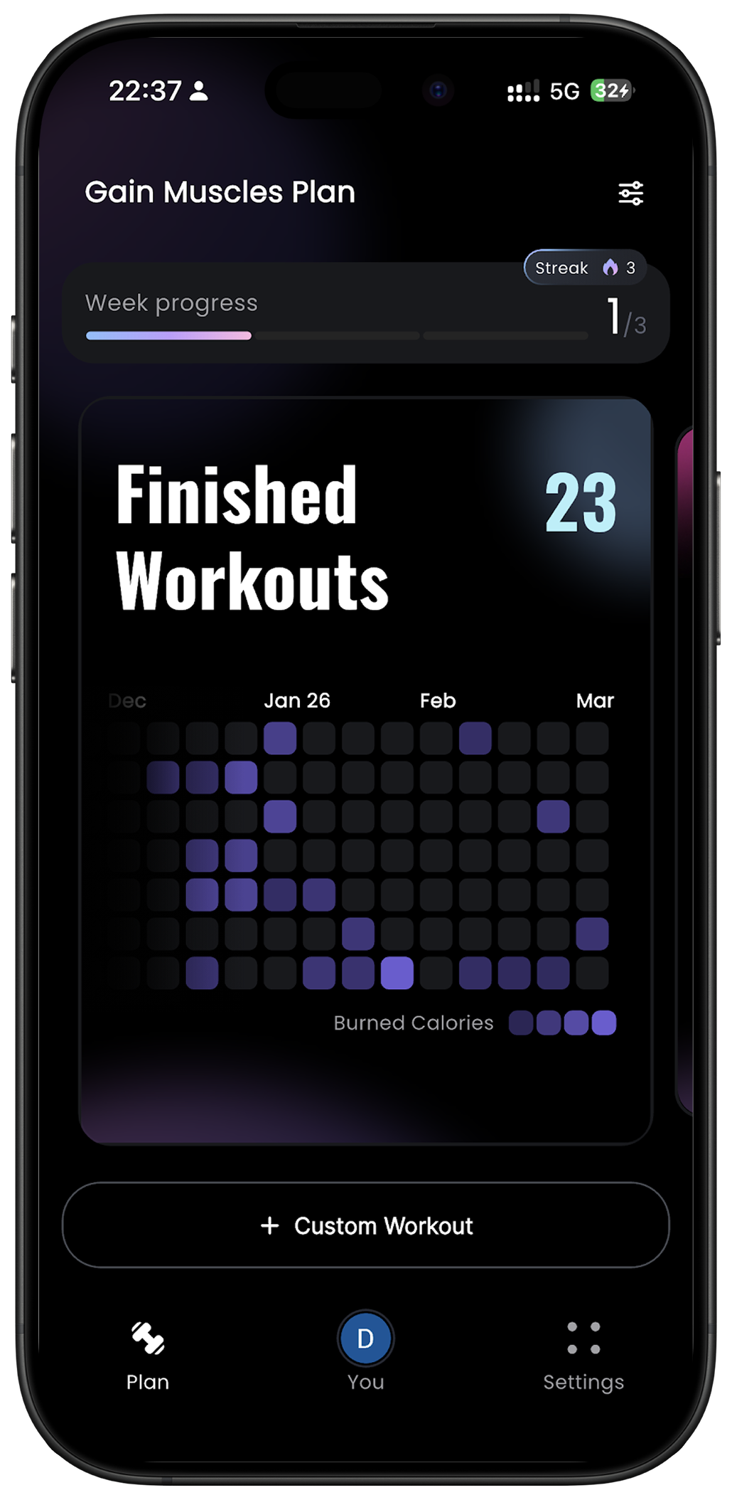 Fitonist app screenshot
